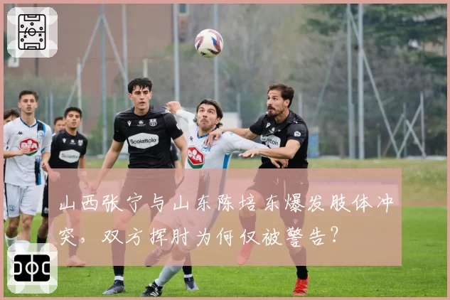 山西张宁与山东陈培东爆发肢体冲突,双方挥肘为何仅被警告?